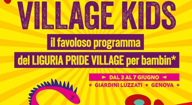 liguria pride village kids giarini luzzati