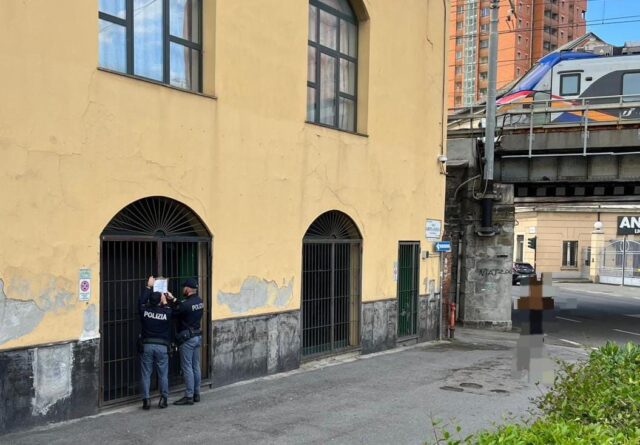 polizia chiusura circolo sampierdarena