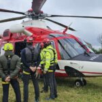 Addestramento dei VVF con l’elicottero e il 118