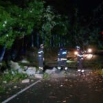 Frana a Orero in Valfontanabuona: evacuate 4 famiglie