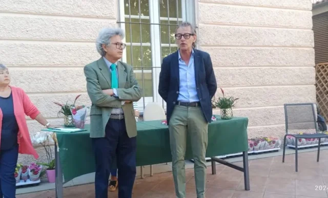 L' intervento del sindaco Tomatis