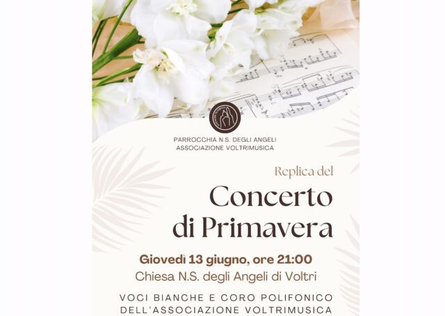 Replica del concerto di primavera a Voltri Replica del concerto di primavera a Voltri