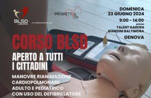 Giardini Baltimora, corso Blsd: manovre salvavita e utilizzo defibrillatore