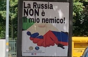 La Russia non è il mio nemico: per la pace e contro invio armi al regime di Kiev
