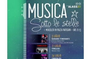 Al via ad Alassio in Piazza Partigiani, la rassegna “Musica sotto le stelle” Al via ad Alassio in Piazza Partigiani, la rassegna “Musica sotto le stelle”al debutto mercoledì 3 luglio alle 21.15