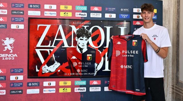 Alessandro Zanoli è un nuovo giocatore del Genoa Alessandro Zanoli è un nuovo giocatore del Genoa