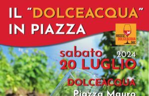 Sabato 20 Il Dolceacqua: in piazza maxi degustazione con 16 produttori Sabato 20 Il “Dolceacqua” in piazza maxi degustazione con 16 produttori