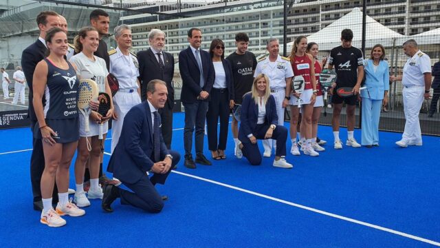 Genova 2024: Il grande Padel sulla Portaerei Garibaldi
