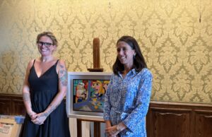 Presentata oggi a Villa Faravelli Imperia la mostra personale di Ugo Nespolo Presentata oggi a Villa Faravelli Imperia la mostra personale di Ugo Nespolo