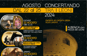 Da stasera ad Albenga Concertando tra i Leoni Da stasera ad Albenga Concertando tra i Leoni