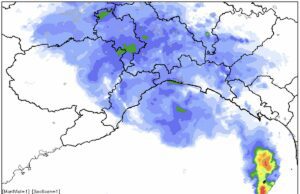 Violento nubifragio e trombe marine colpiscono la provincia di Imperia Violento nubifragio e trombe marine colpiscono la provincia di Imperia