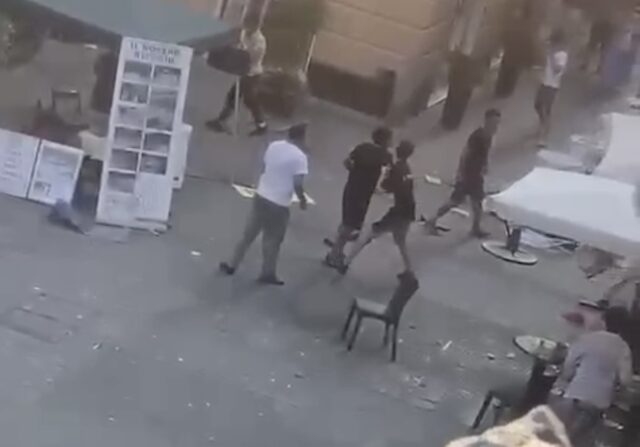 Denunciati 5 presunti responsabili della rissa a Rapallo del 3 agosto Denunciati 5 presunti responsabili della rissa a Rapallo del 3 agosto