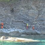 Punta Manara, cade sugli scogli: soccorso con l’elicottero VVF