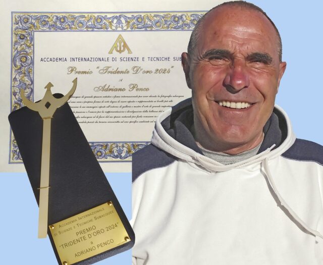 Recco, Adriano Penco, fotografo subacqueo, ha vinto il premio Tridente d’Oro. Recco, Adriano Penco, fotografo subacqueo, ha vinto il premio Tridente d’Oro.
