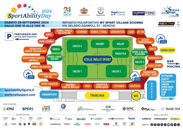 SportAbility Day sabato 28 settembre appuntamento alla Sciorba di Genova SportAbility Day sabato 28 settembre appuntamento alla Sciorba di Genova