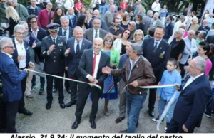 Ad Alassio inaugurata una bella mostra sulle Frecce Tricolori