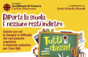 Tutti in classe: Caritas Genova a sostegno delle famiglie Tutti in classe! Caritas Genova a sostegno delle famiglie