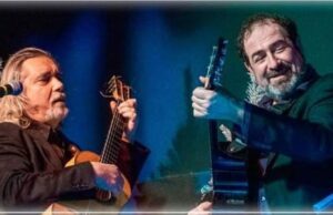 Federico Sirianni e Max Manfredi in piazza per i buskers genovesi