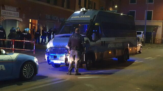 polizia derby via canevari