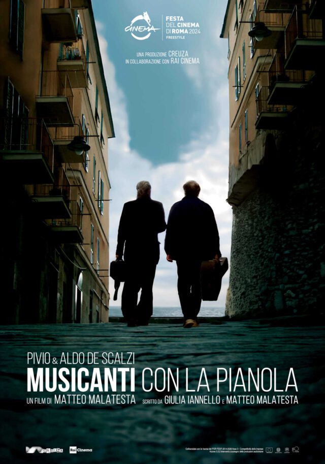 Genova alla Festa del Cinema di Roma, con Pivio e Aldo De Scalzi in, Musicanti con la pianola un film di Matteo Malatesta
