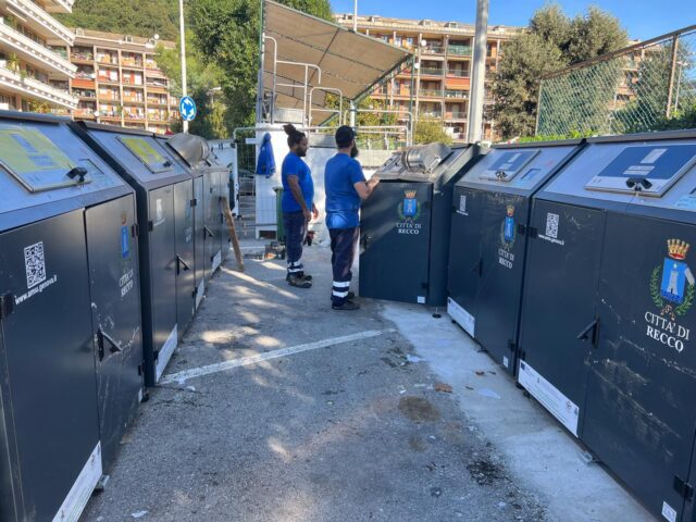 Recco, nuovi contenitori meccanizzati per la raccolta differenziata Recco, nuovi contenitori meccanizzati per la raccolta differenziata