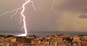ARPAL: Allerta arancione per temporali il 20 agosto su Centro e Levante ligure