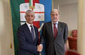 Il presidente Bucci incontra il ministro Abodi Il presidente Bucci incontra il ministro Abodi
