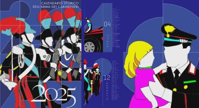 calendario carabinieri 2025