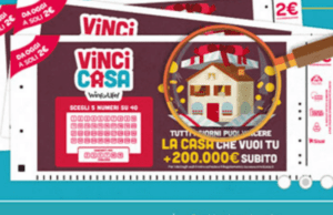 VinciCasa: vinti 500mila euro a Genova nel concorso del 12 novembre