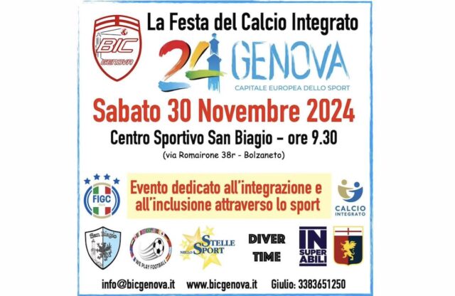 Genova celebra il Calcio Integrato: Genova celebra il Calcio Integrato: