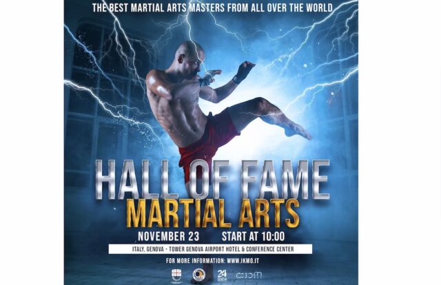 Sabato 23 novembre: Hall of Fame Martial Arts Italy World Round Union of Grand Masters a Genova Sabato 23 novembre: Hall of Fame Martial Arts Italy World Round Union of Grand Masters a Genova