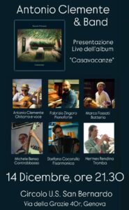 Antonio Clemente & Band-Locandina evento 14 dicembre 2024
