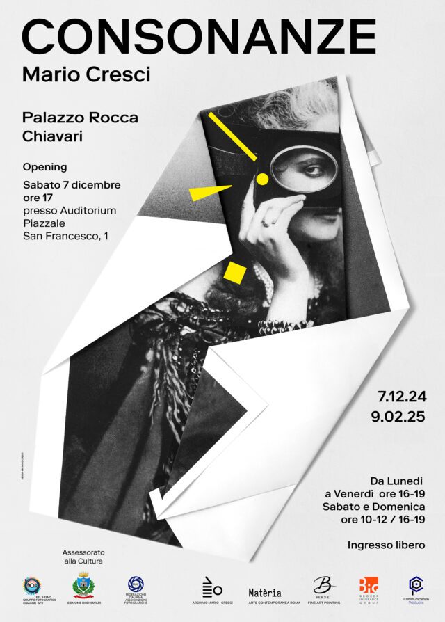 Dal 7 dicembre a Palazzo Rocca la mostra CONSONANZE di Mario Cresci Dal 7 dicembre a Palazzo Rocca la mostra CONSONANZE di Mario Cresci