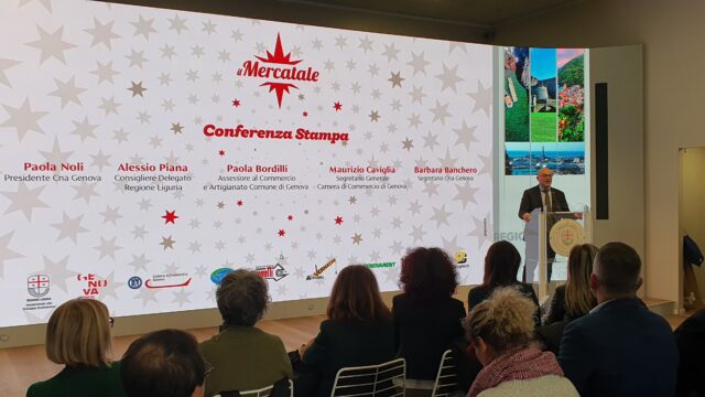 Il Natale a Genova si accende con l’ottava edizione del Mercatale di Cna Genova Il Natale a Genova si accende con l’ottava edizione del Mercatale di Cna Genova