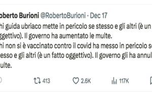Becchi: logica demenziale di Burioni mi fa venire il vomito cerebrale