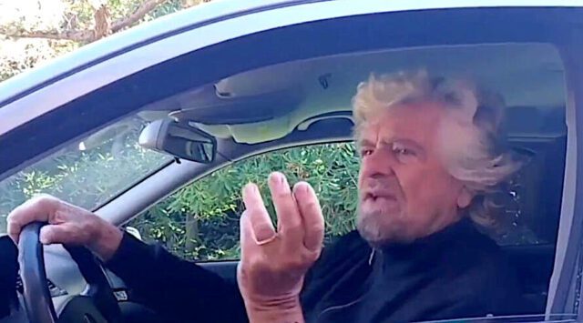 grillo beppe carro funebre