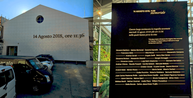 memoriale ponte morandi