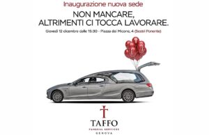 Funeral Service Taffo inaugura a Sestri Ponente Funeral Service Taffo inaugura a Sestri Ponente
