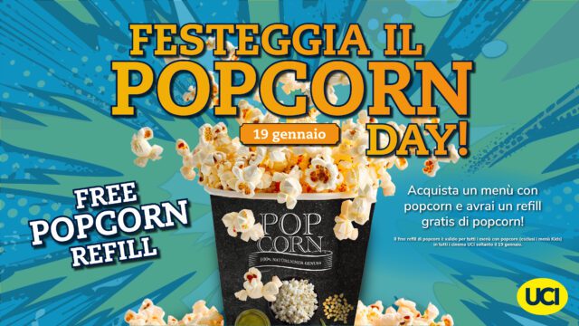 In tutti gli UCI Cinemas si celebra il Popcorn Day In tutti gli UCI Cinemas si celebra il Popcorn Day