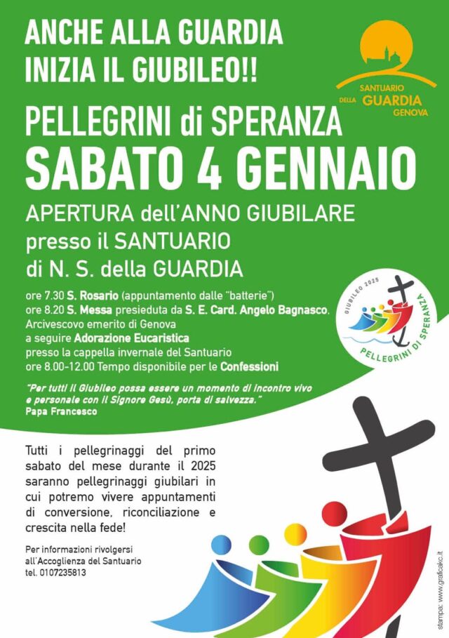 Avvio dell’Anno Santo nelle Chiese giubilari della Diocesi di Genova Avvio dell’Anno Santo nelle Chiese giubilari della Diocesi di Genova