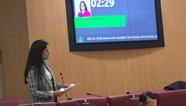 Foscolo Sara consiglio regionale