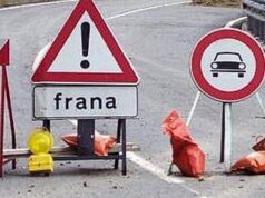 Frana sulla SP38 tra Casarza Ligure e Bracco, strada chiusa Frana sulla SP38 tra Casarza Ligure e Bracco, strada chiusa