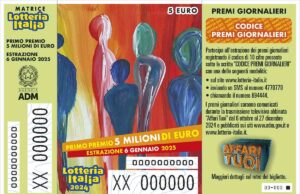 Lotteria Italia 2024: primo premio da 5 milioni di euro vinto nel Lodigiano Lotteria Italia 2024: primo premio da 5 milioni di euro vinto nel Lodigiano