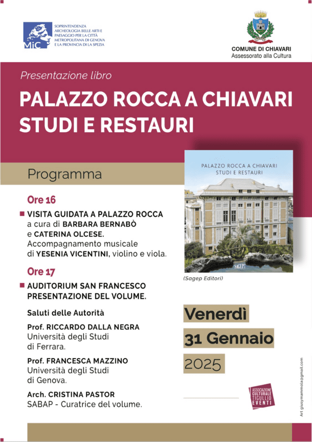 Venerdì 31 Palazzo Rocca sarà protagonista di due eventi che celebrano la sua storia Venerdì 31 Palazzo Rocca sarà protagonista di due eventi che celebrano la sua storia