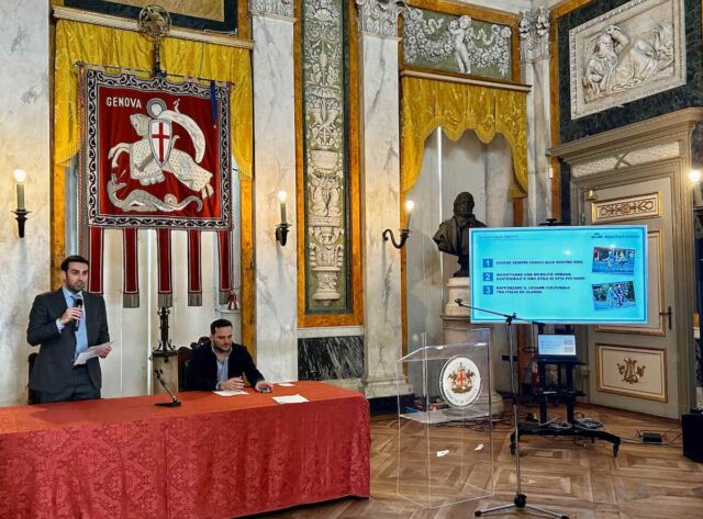 Adotta una ciclabile: KLM porta il restyling dell’anello Dinegro a Genova Adotta una ciclabile: KLM porta il restyling dell’anello Dinegro a Genova