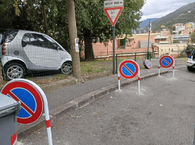 Recco, segnaletica stradale: interventi per una viabilità sicura Recco, segnaletica stradale: interventi per una viabilità sicura