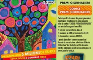 Lotteria Italia 2024, i 25 biglietti vincenti da 100.000 euro Lotteria Italia 2024, i 25 biglietti vincenti da 100.000 euro
