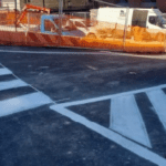 Recco, nuova segnaletica stradale in via Massone e via Marconi