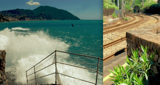 Mareggiata ferrovie treno Mulinetti