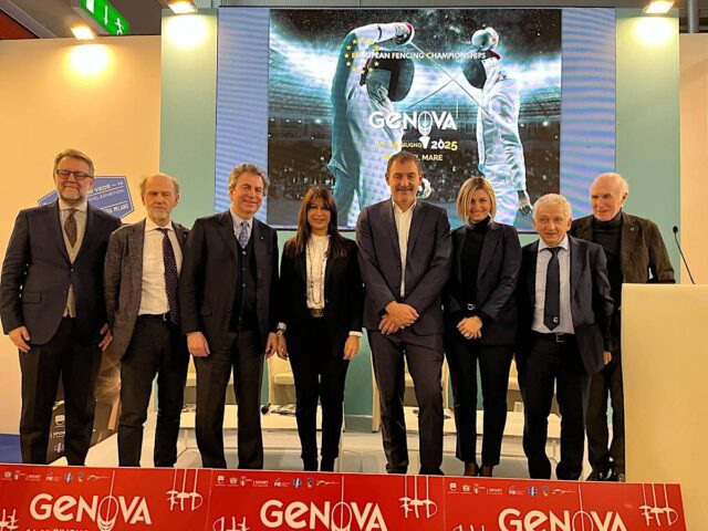 Europei di Scherma Genova 2025 presentati alla BIT di Milano Europei di Scherma Genova 2025 presentati alla BIT di Milano